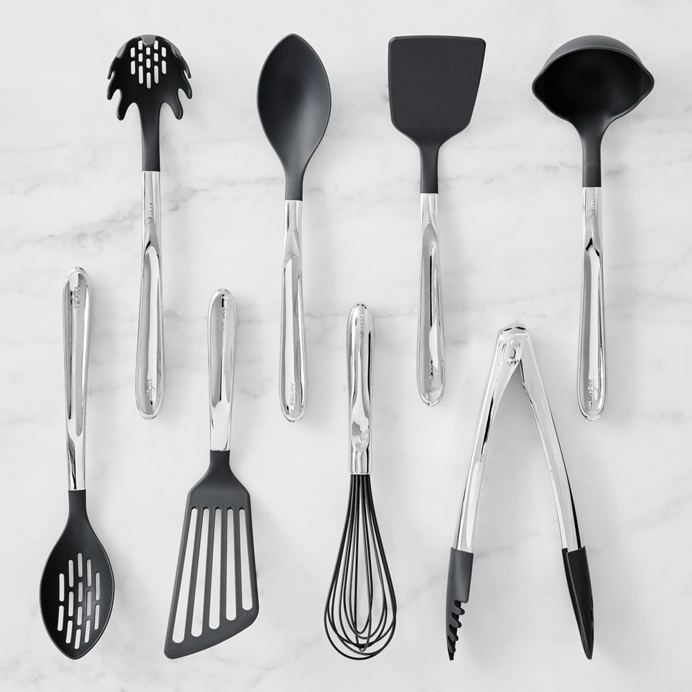 All-Clad Silver and Black Utensil Collection